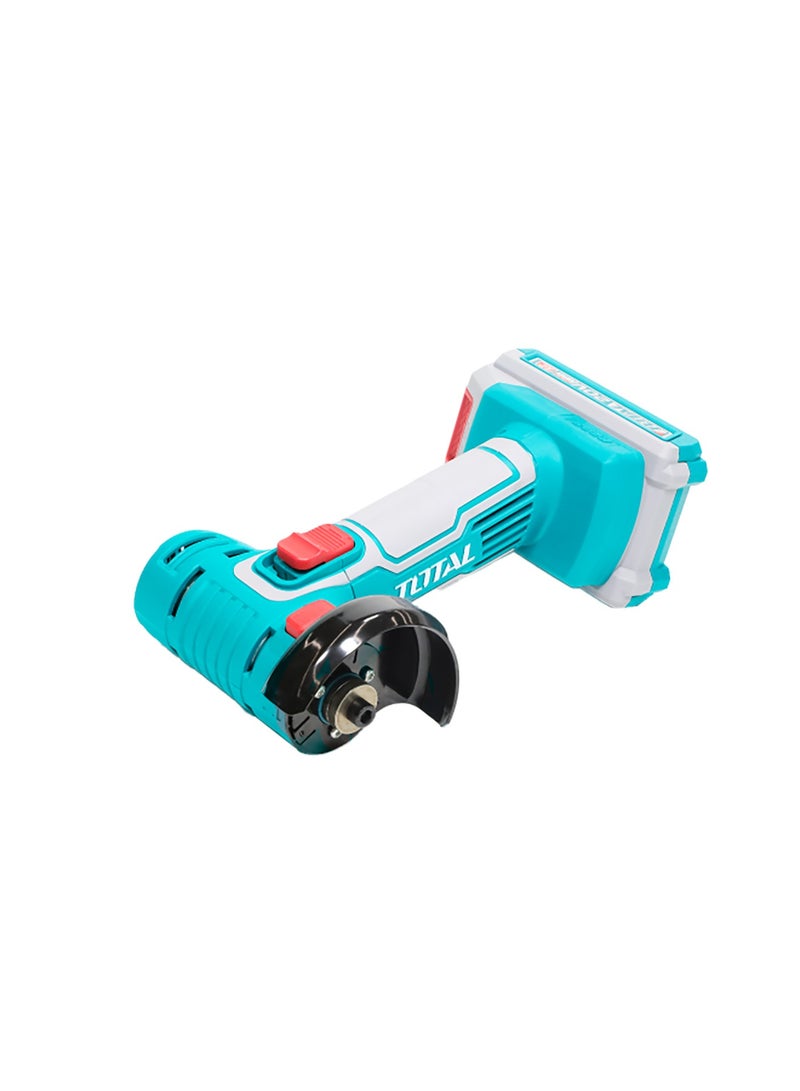 توتال أداة قطع صغيرة لاسلكية من توتال تعمل ببطارية ليثيوم-أيون بجهد ٢٠ فولت وسعة ٢ أمبير-ساعة، عبارة عن جلاخة زاوية صغيرة متعددة الوظائف ومحمولة باليد - Image 4